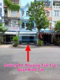 Cho Thuê Nhà Nguyên Căn Mặt Tiền Đường 49, Tân Tạo, Hcm - 4 Tầng, 4 Phòng Ngủ - Ảnh 1
