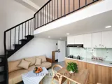 Cho thuê căn duplex hiện đại, ban công Trần Xuân Soạn, Quận 7 | Giá 8tr - Ảnh 1