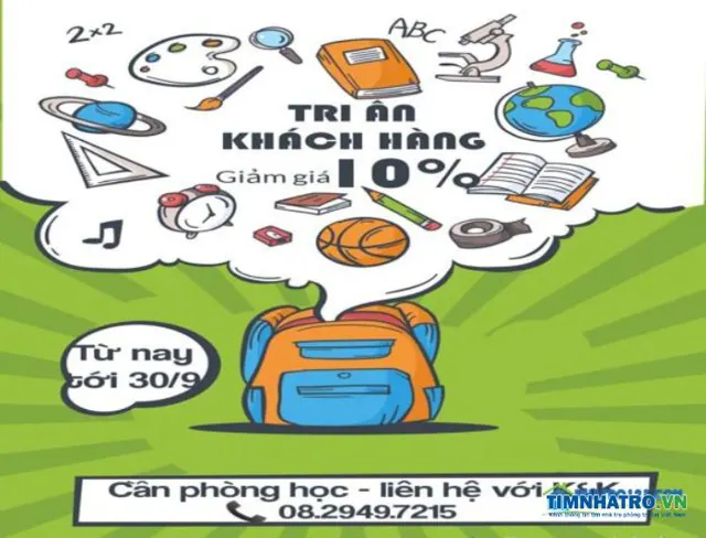Phòng dạy học cho thuê quận 10
