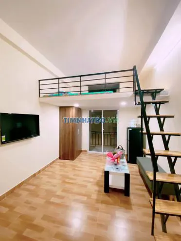 Phòng trọ quận 3 có gác full nội thất