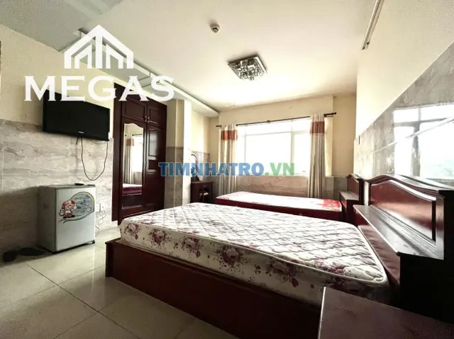 Phòng full nội thất mới ngay cầu vượt an sương chợ lạc quang