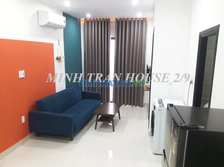 Căn hộ cho thuê, giờ giấc tự do, nội thất hoàn thiện, hải châu