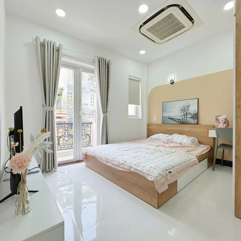 CHO THUÊ CĂN HỘ 1 PHÒNG NGỦ 70M² – FULL NỘI THẤT – BAN CÔNG THOÁNG – GẦN SÂN BAY TÂN SƠN NHẤT ✈️