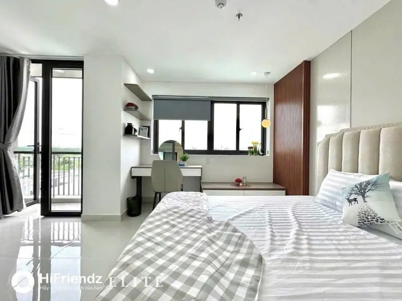 💥Căn hộ 1 phòng ngủ ban công rộng thoáng, đầy đủ nội thất gần sân bay Tân Sơn Nhất✈️