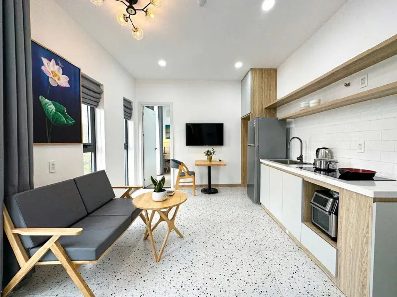 Cho thuê phòng 1 phòng ngủ 60m2 đầy đủ nội thất gần vòng xoay lăng cha cả, Tân Bình
