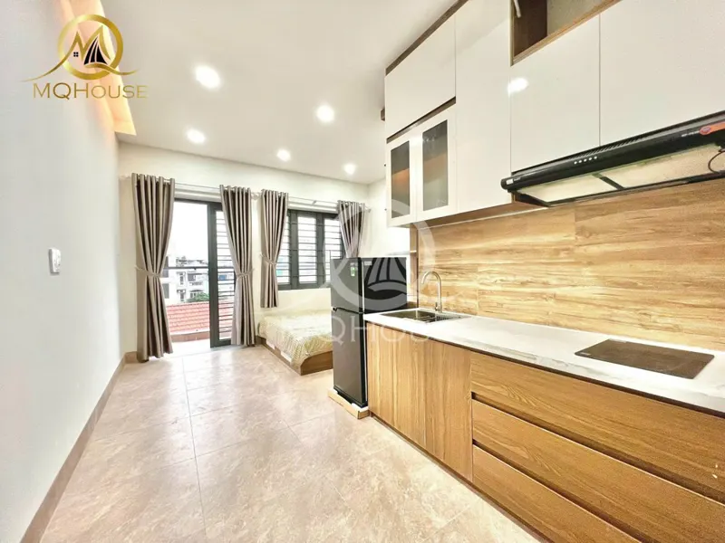 Cho thuê phòng trọ studio có bancol gần sân bay Tân Sơn Nhất, Quận Tân Bình