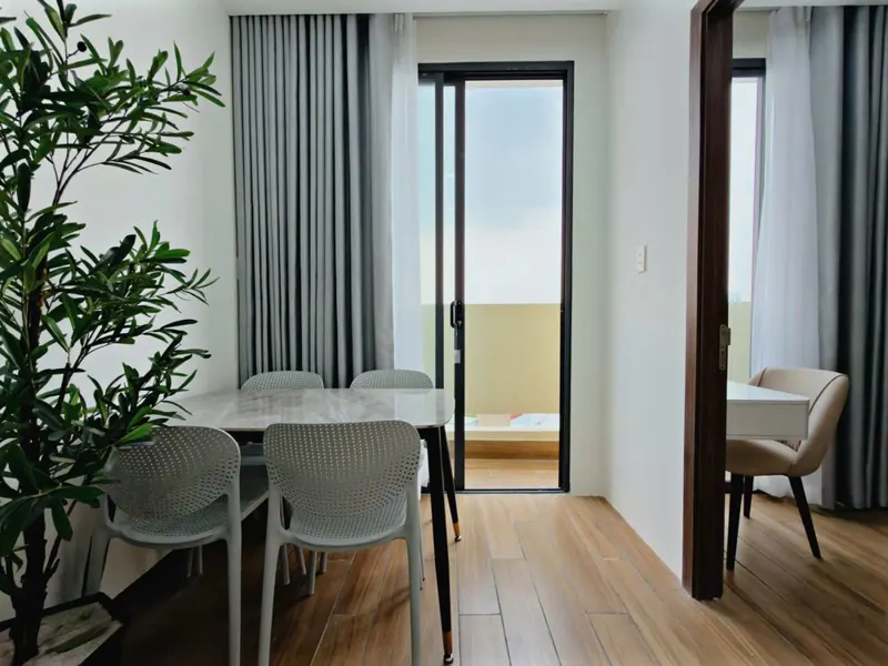 🔥CHO THUÊ CĂN HỘ 2PN BALCON MÁY GIẶT RIÊNG FULL NỘI THẤT THANG MÁY GẦN SÂN BAY ĐƯỜNG GÒ CẨM ĐỆM