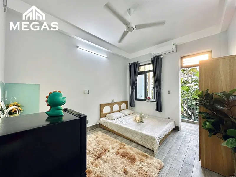 ✨ CHO THUÊ CĂN HỘ STUDIO FULL NỘI THẤT – CÓ BAN CÔNG – GẦN ĐH VĂN HIẾN & NGÃ TƯ BẢY HIỀN