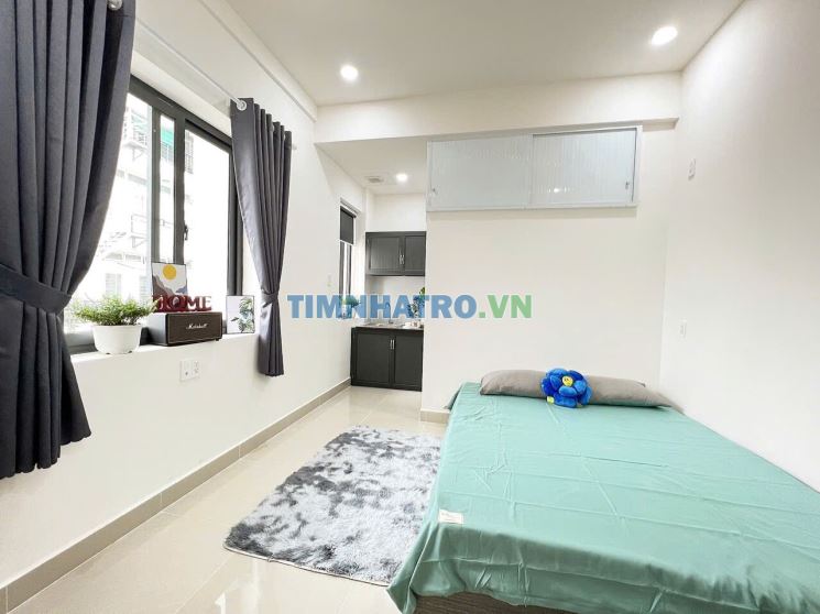 Căn hộ 1pn full nội thất, ban công cửa sổ thoáng mát ngay