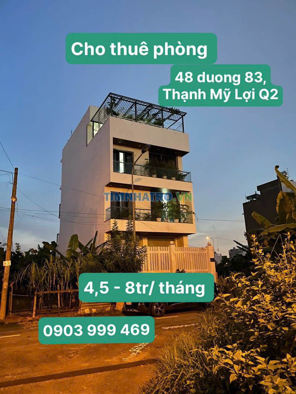 Chính Chủ Cho Thuê Căn Hộ Cao Cấp Thạnh Mỹ Lợi, Cạnh Ubnd Quận 2, Full Nội Thất,