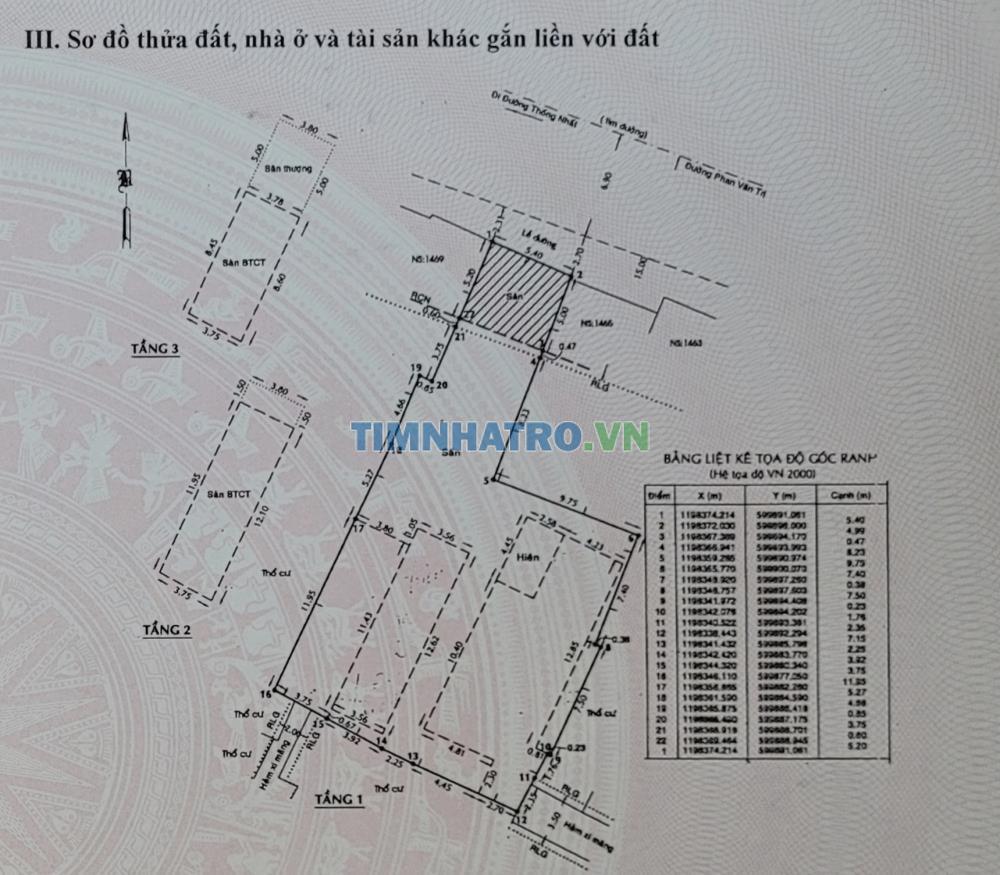 Cho Thuê Nhà Mt Phan Văn Trị, P10, 3 Tầng, 370M2 Chỉ 85 Triệu