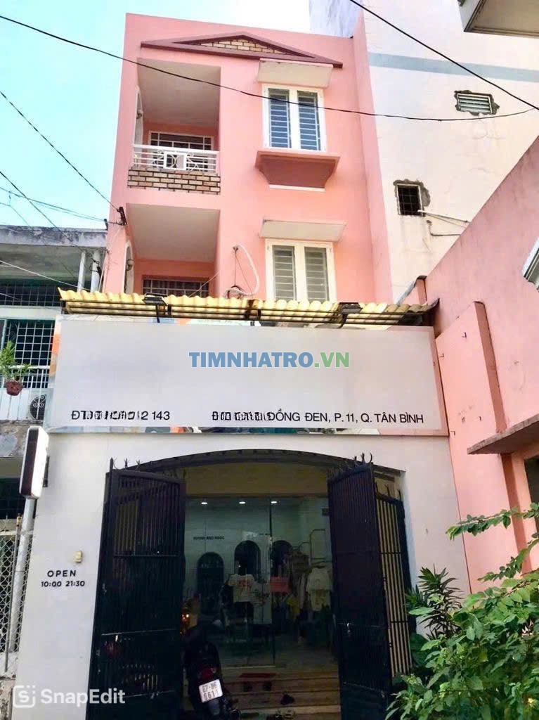 Cho Thuê Nhà 4*18M 1 Trệt 2 Lầu 4Pn Hxh Đồng Đen, P11, Tân Bình