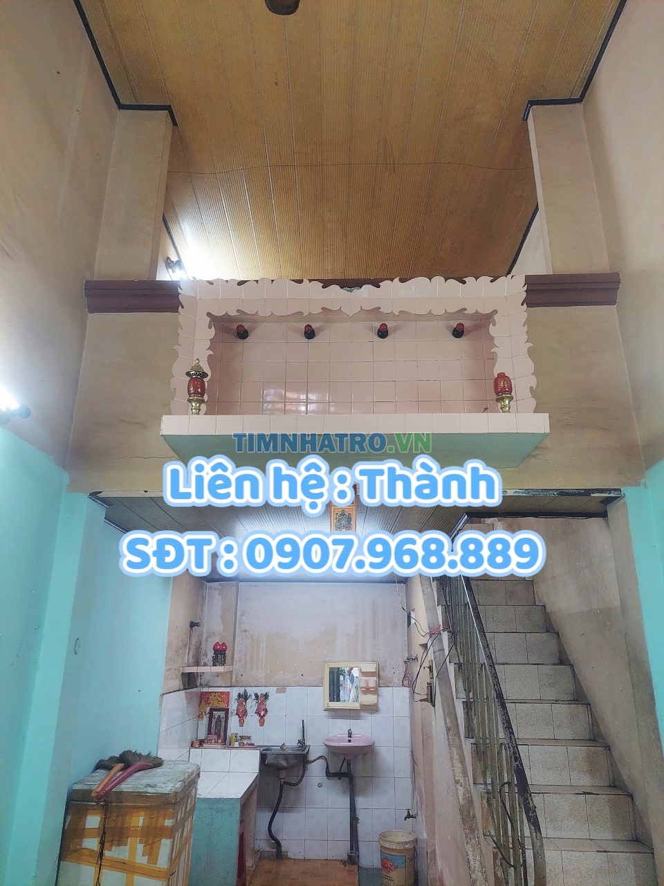 Nhà Cho Thuê 3M X 7M ,1 Trệt ,1 Lửng 1 Lầu ,Đường Cao Văn Lầu, Phường 2 ,Quận 6