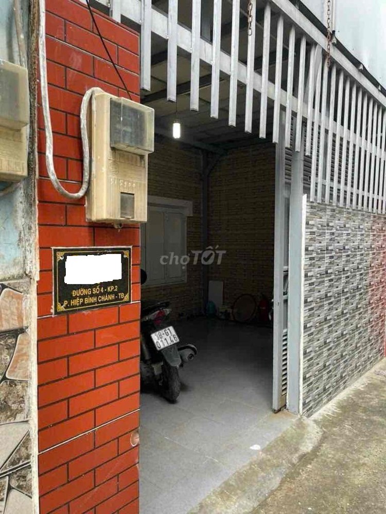 HO THUÊ NHÀ NGUYÊN CĂN ĐƯỜNG SỐ 4 P. HBC, 2 TẦNG CÓ 2PN 2WC SD 170M2 GIÁ 10TR/THÁNG