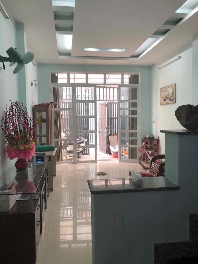 CHO THUÊ NHÀ HẺM Ô TÔ ĐƯỜNG SỐ 2 TRƯỜNG THỌ THỦ ĐỨC 2 LẦU.  3 tầng có 3PN 3WC giá 12tr/tháng