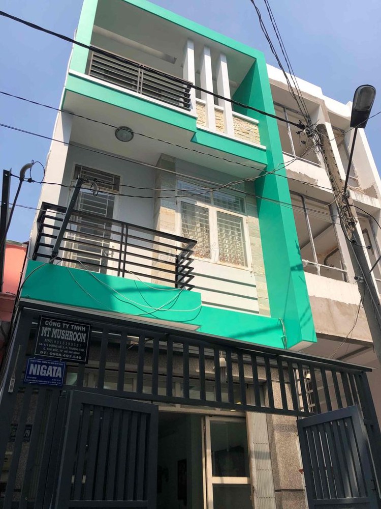 CHO THUÊ NHÀ HẺM Ô TÔ ĐƯỜNG SỐ 2 TRƯỜNG THỌ THỦ ĐỨC 2 LẦU.  3 tầng có 3PN 3WC giá 12tr/tháng