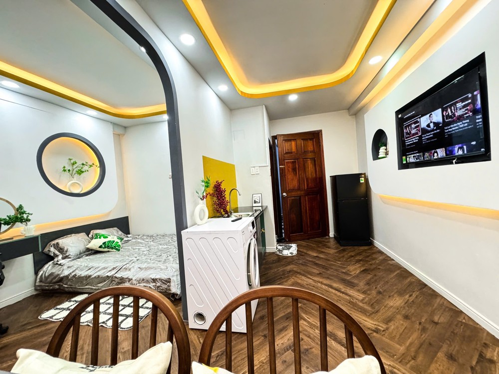 CHO THUÊ CĂN HỘ STUDIO – FULL NỘI THẤT – CÓ BAN CÔNG – CỘNG HÒA, TÂN BÌNH