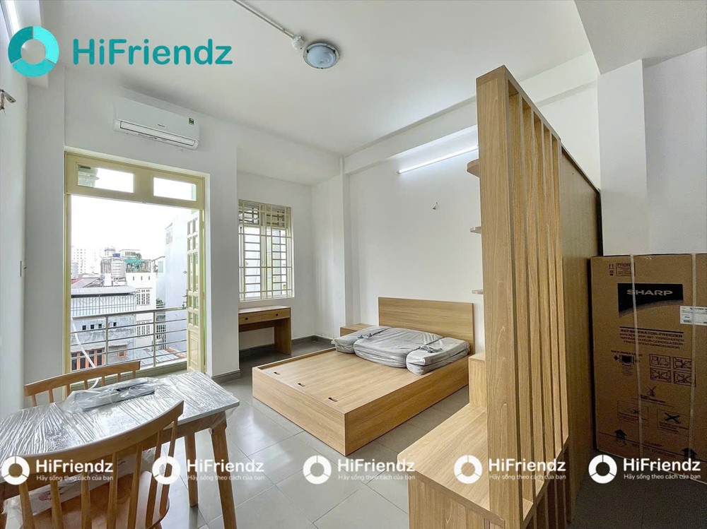 CHO THUÊ CĂN HỘ STUDIO FULL NỘI THẤT – CỬA SỔ LỚN – ĐƯỜNG TÂN SƠN, PHƯỜNG 15, QUẬN TÂN BÌNH