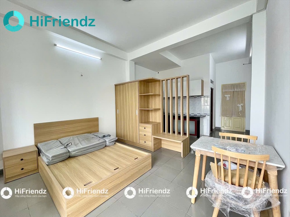 CHO THUÊ CĂN HỘ STUDIO FULL NỘI THẤT – CỬA SỔ LỚN – ĐƯỜNG TÂN SƠN, PHƯỜNG 15, QUẬN TÂN BÌNH