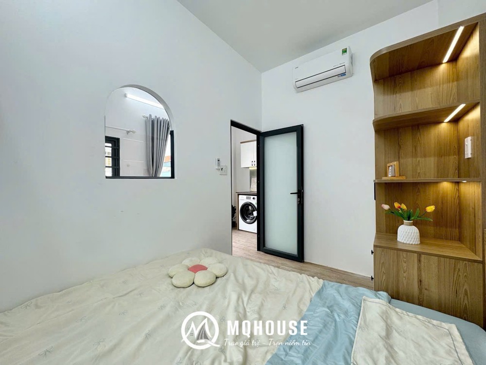 CHO THUÊ CĂN HỘ 1 PHÒNG NGỦ FULL NỘI THẤT, MÁY GIẶT RIÊNG + BAN CÔNG GẦN ĐẠI HỌC VĂN HIẾN