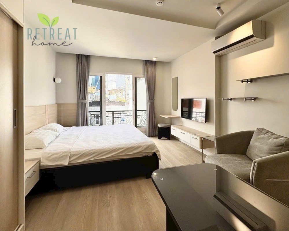 CHO THUÊ STUDIO TÂN BÌNH FULL NỘI THẤT–BAN CÔNG THOÁNG–MÁY GIẶT RIÊNG – GẦN SÂN BAY TÂN SƠN NHẤT ✈️