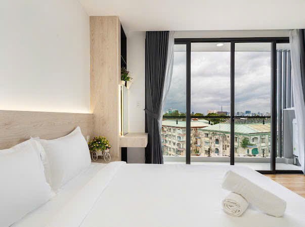 CHO THUÊ STUDIO TÂN BÌNH ĐẦY ĐỦ NỘI THẤT, CỬA SỔ THOÁNG GẦN ETOWN & LOTTE MART