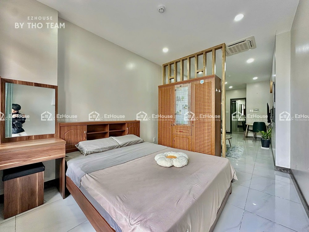 CHO THUÊ CĂN HỘ 1 PHÒNG NGỦ 45m² CÓ BAN CÔNG, TÂN BÌNH GẦN ĐH TÀI CHÍNH MARKETING,  HOÀNG VĂN THỤ