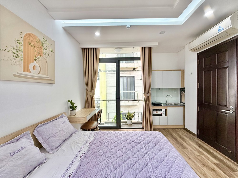 CHO THUÊ STUDIO TÂN BÌNH – FULL NỘI THẤT, CÓ BAN CÔNG THOÁNG – GẦN SÂN BAY TÂN SƠN NHẤT ✈️