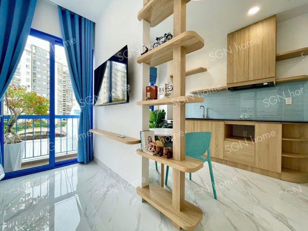 CHO THUÊ CĂN HỘ 1PN BAN CÔNG NGAY CV HOÀNH VĂN THỤ QUẬN TÂN BÌNH