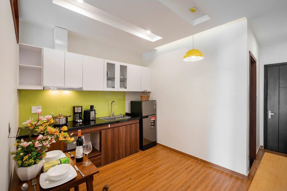 💥Căn hộ 1 phòng ngủ có ban công rộng thoáng, đầy đủ nội thất gần sân bay Tân Sơn Nhất✈️