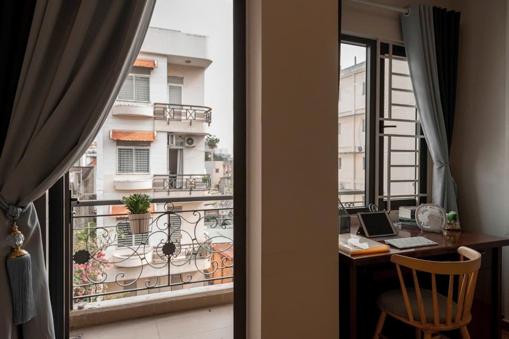 💥Căn hộ 1 phòng ngủ có ban công rộng thoáng, đầy đủ nội thất gần sân bay Tân Sơn Nhất✈️