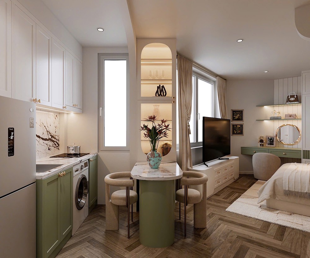 CĂN HỘ STUDIO FULL NỘI THẤT MỚI 100% NGAY NHÀ GA T3 QUẬN TÂN BÌNH