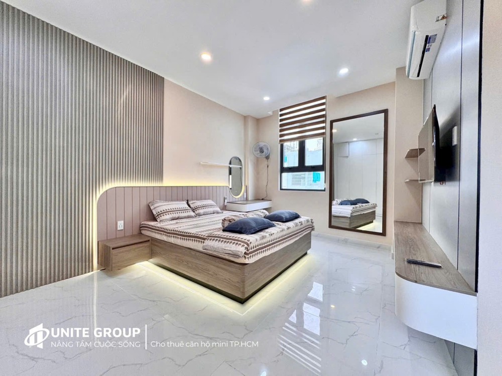 CHO THUÊ CĂN HỘ 1 PHÒNG NGỦ TÂN BÌNH, ĐẦY ĐỦ NỘI THẤT GẦN CÔNG VIÊN LÊ THỊ RIÊNG