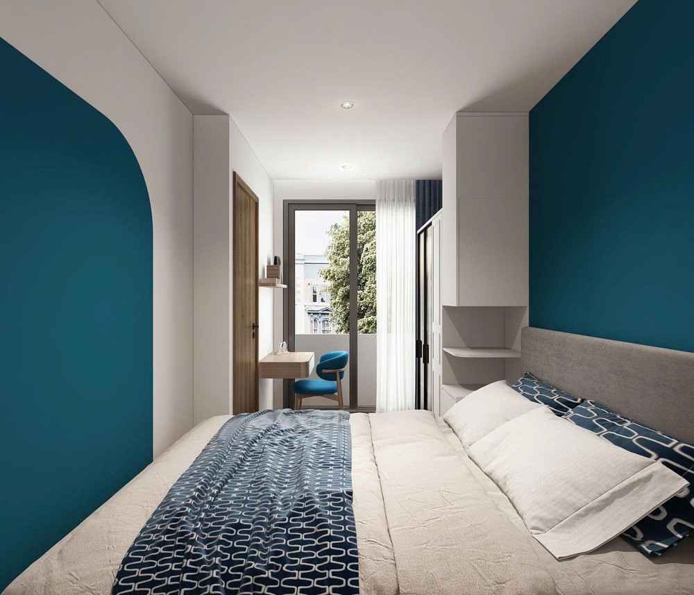 Cho thuê phòng 1PN full nội thất sịn có bancol gần sân bay Tân Sơn Nhất, Tân Bình