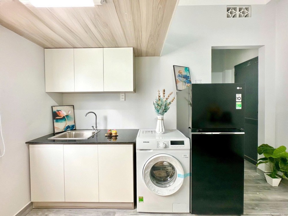 GIỮ PHÒNG QUA TẾT CĂN HỘ DUPLEX MÁY GIẶT RIÊNG NGAY HỌC VIỆN HÀNG KHÔNG