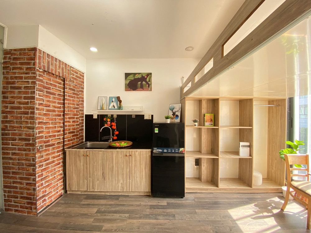 Cho thuê phòng Duplex ở ngay trung tâm Phú Nhuận – Duplex đẹp, ban công, thang máy