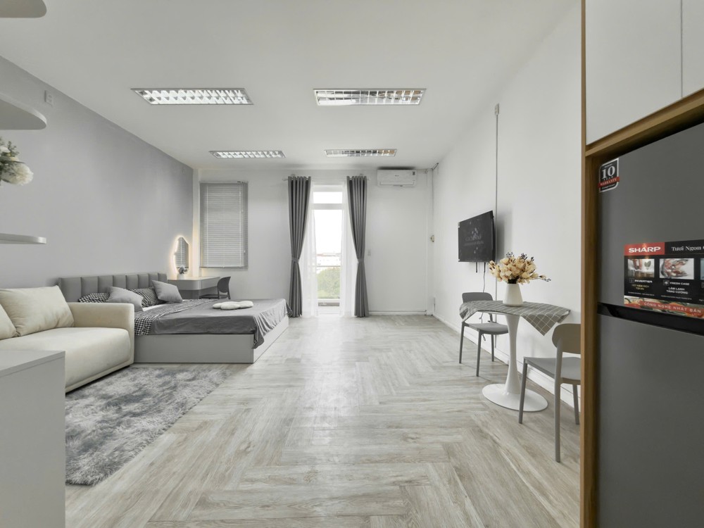 CĂN HỘ STUDIO BAN CÔNG 40M2 NGAY HỌC VIỆN HÀNG KHÔNG - TÂN BÌNH