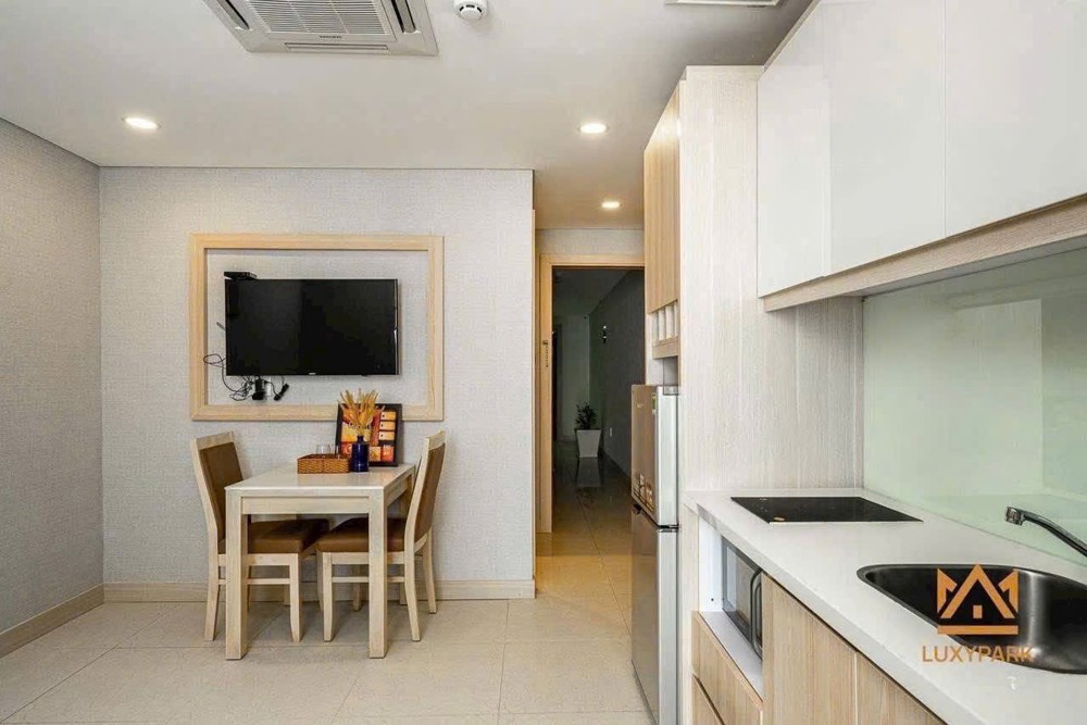 Cho thuê phòng studio tách bếp full nội thất hiện đại gần nhà ga T3, Tân Bình