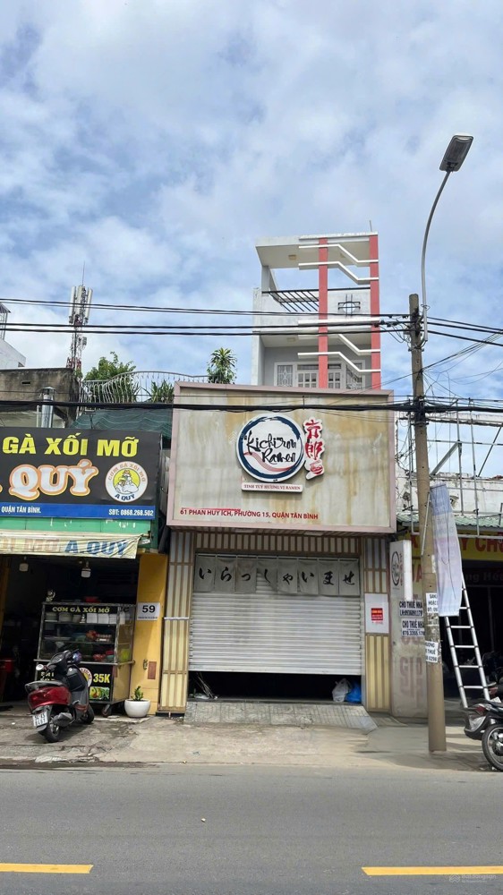 CHO THUÊ NHÀ MẶT TIỀN PHAN HUY ÍCH – 140M² – 4 TẦNG - PHƯỜNG 15-TÂN BÌNH-HCM