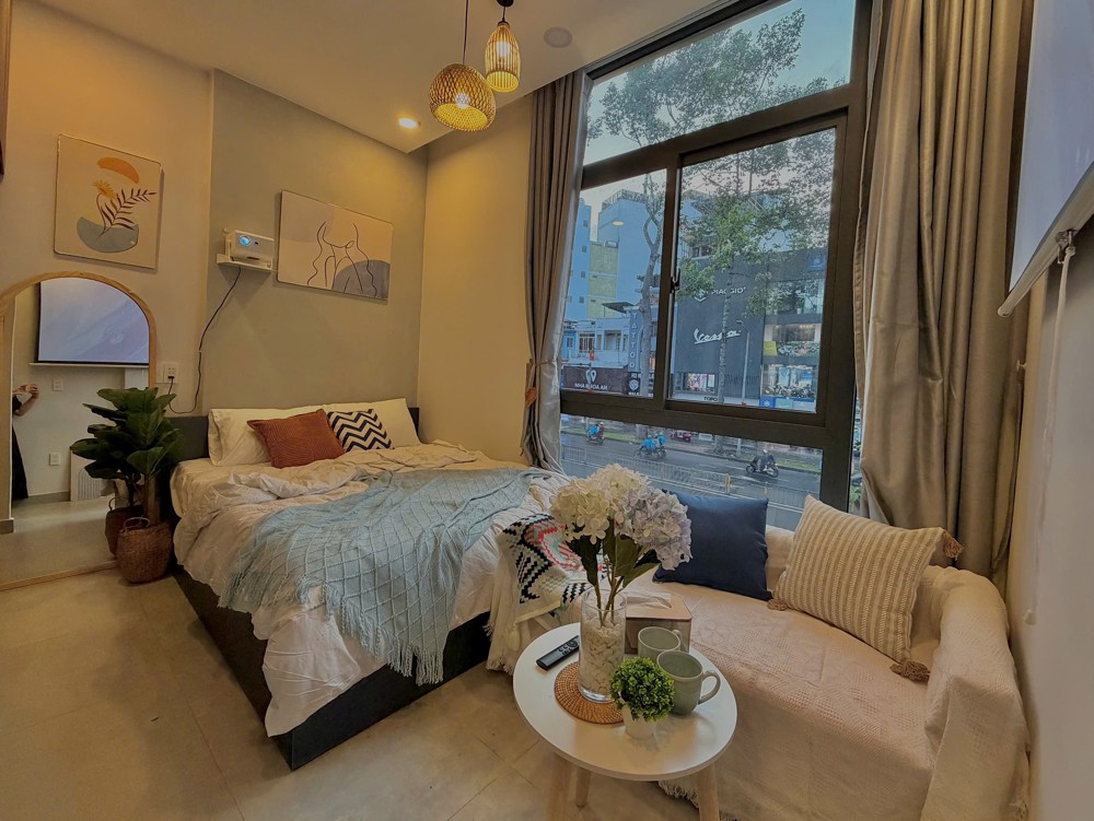 Cho thuê phòng trọ studio full nội thất gần sân bay Tân Sơn Nhất, Tân Bình