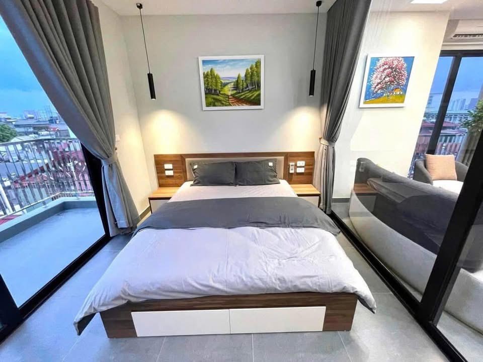 Cho thuê phòng studio full nội thất mới 100% đường Cửu Long, P2, Tân Bình