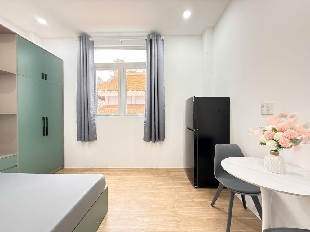 CĂN HỘ STUDIO CỬA SỔ TRỜI THOÁNG MÁT FULL NỘI THẤT - TÂN BÌNH