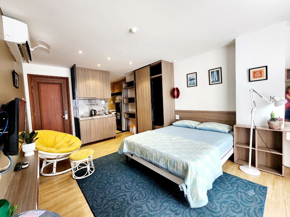 CĂN HỘ STUDIO BAN CÔNG FULL NỘI THẤT MÁY GIẶT RIÊNG NGAY SÂN BAY TÂN SƠN NHẤT - TÂN BÌNH