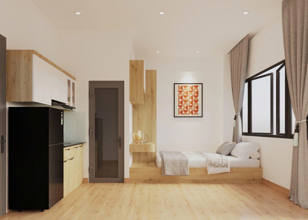 Cho thuê studio mới khai trương có bancol gần sân bay Tân Sơn Nhất, Quận Tân Bình