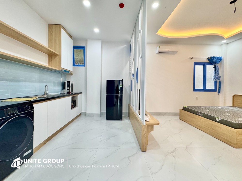 Khai trương toà nhà mới 100% studio tách bếp máy giặt riêng gần nhà ga T3, Tân Bình
