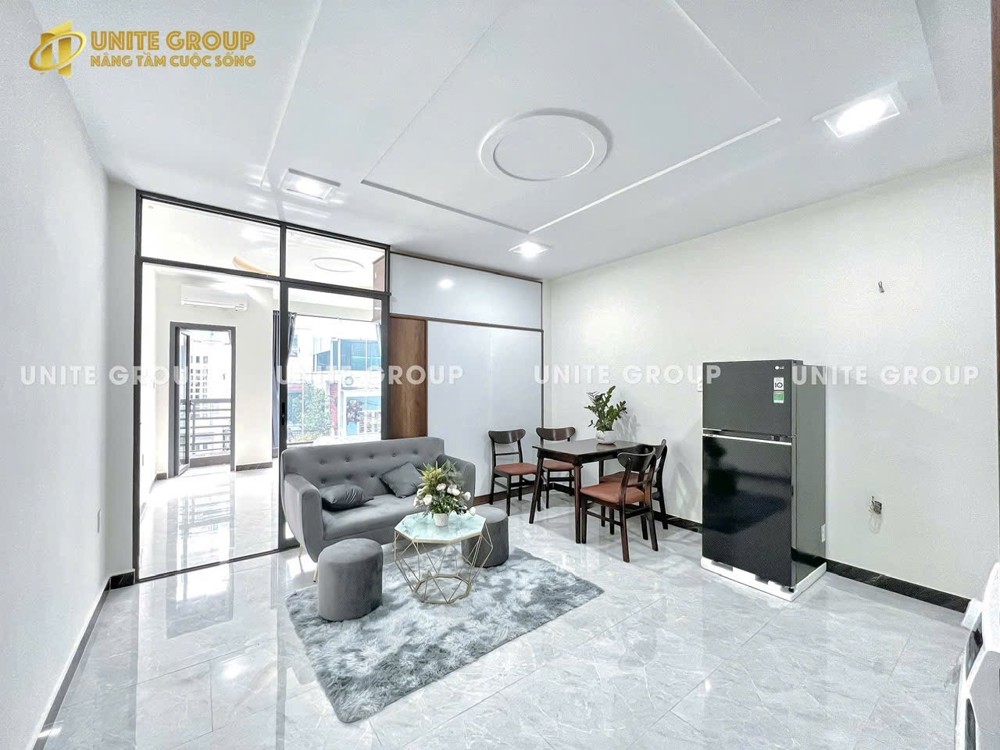 CHO THUÊ CĂN HỘ 1 PHÒNG NGỦ FULL NỘI THẤT – BAN CÔNG + CỬA SỔ – GẦN ĐH VĂN HIẾN & NGÃ TƯ BẢY HIỀN