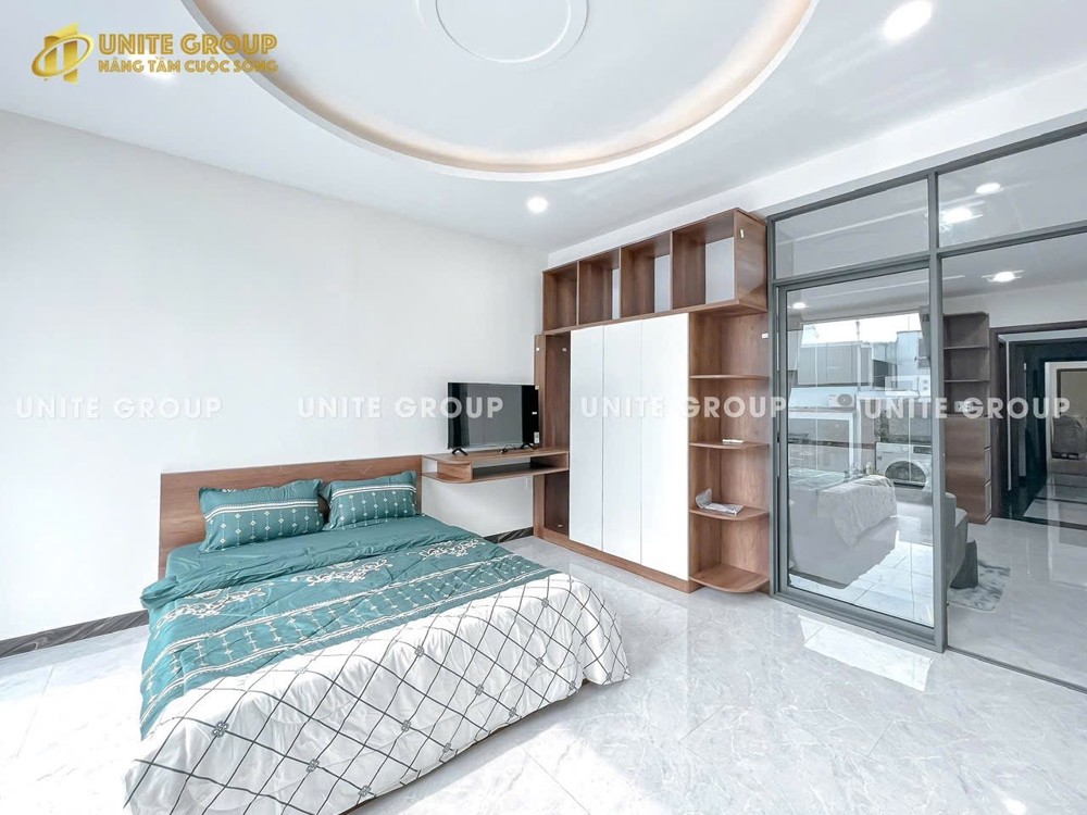 CHO THUÊ CĂN HỘ 1 PHÒNG NGỦ FULL NỘI THẤT – BAN CÔNG + CỬA SỔ – GẦN ĐH VĂN HIẾN & NGÃ TƯ BẢY HIỀN