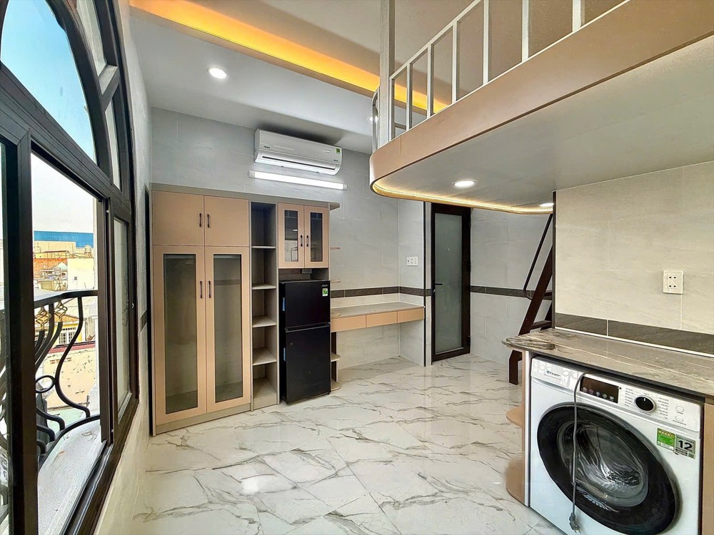 🔥CHO THUÊ DUPLEX MỚI TOANH BALCON CỬA SỔ MÁY GIẶT RIÊNG FULL NỘI THẤT GẦN SÂN BAY - HUỲNH VĂN NGHỆ