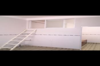 Phòng trọ nguyên căn, 1 phòng ngủ, 1 phòng khách, gác, 40m2