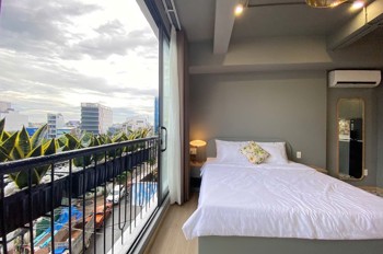 CĂN HỘ STUDIO 50m² FULL NỘI THẤT – LÊ TẤN QUỐC, TÂN BÌNH – GẦN ETOWN và SÂN BAY TSN – CỬA SỔ RỘNG